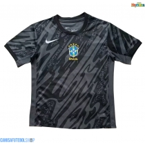 Camisa de time de futebol Brasil Goleiro Replicas 2º Equipamento Copa America 2024 Manga Curta